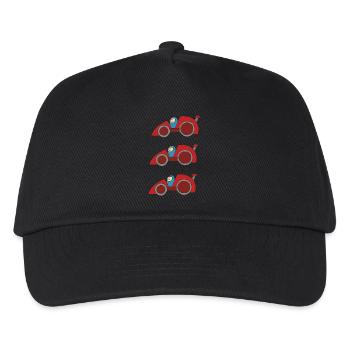Course automobile - Casquette de baseball Enfant - noir - Devant