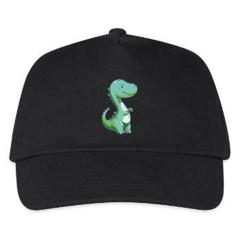 Dinosaur - Kids’ Baseball Cap - black - Front