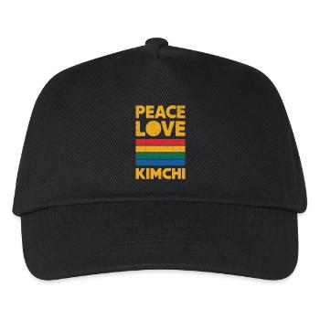 Funny saying for foodies - Kids’ Baseball Cap - black - Front