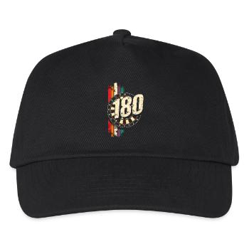 Darts 180 Dartboard Triple Dart Dartpfeil - Kinder Basecap - Schwarz - Vorne
