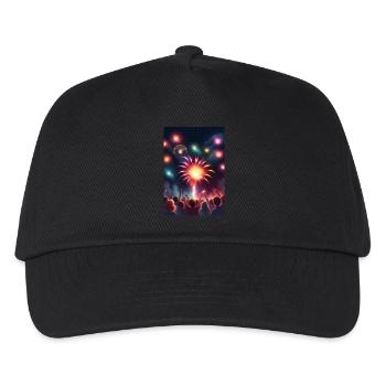Atemberaubendes Feuerwerk - Kinder Basecap - Schwarz - Vorne