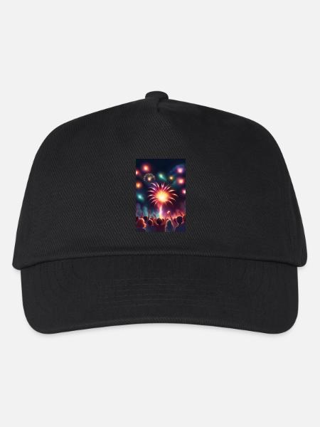 Superbe feu d’artifice - Casquette de baseball Enfant - noir