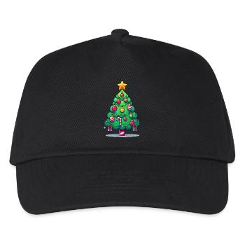 Christmas Tree - Kids’ Baseball Cap - black - Front