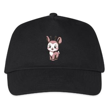 CUTE ANIMAL - Kids’ Baseball Cap - black - Front