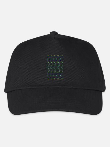 zigzag - Kids’ Baseball Cap - black