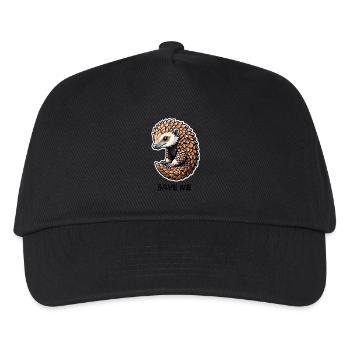 Save Pangolin - Kids’ Baseball Cap - black - Front