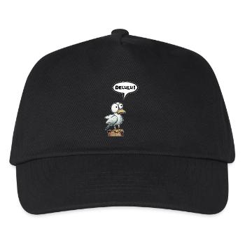 Bulle de mouette Delulu - Casquette de baseball Enfant - noir - Devant