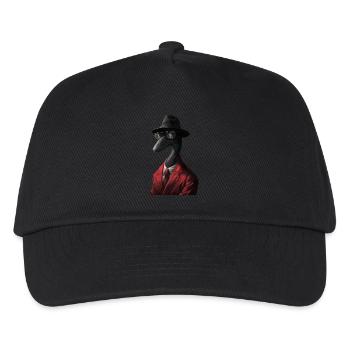 Wurm - Kinder Basecap - Schwarz - Vorne
