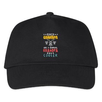 Normal Grandpa - Kinder Basecap - Schwarz - Vorne