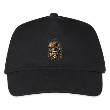 Totenkopf Schädel 05839 - Kinder Basecap - Schwarz - Vorne