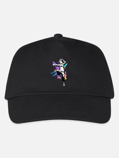 Street Art Girl 23246 - Kids’ Baseball Cap - black
