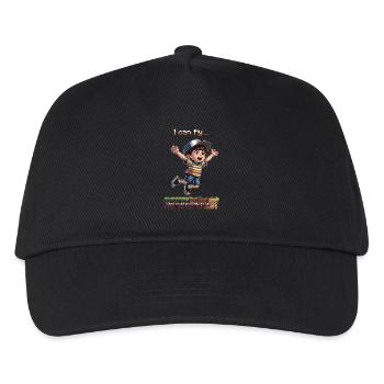 The 8bit Fly Guy - Kids’ Baseball Cap - black - Front