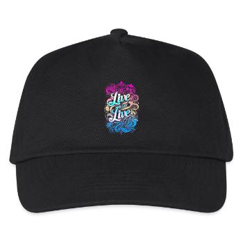 Live and Let Live - Vivre et laisser Vivre - Kids’ Baseball Cap - black - Front