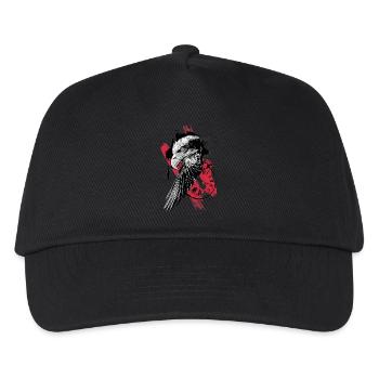 Trash Polka // Illustration - Kids’ Baseball Cap - black - Front