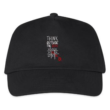 Circular tactical game - Kids’ Baseball Cap - black - Front