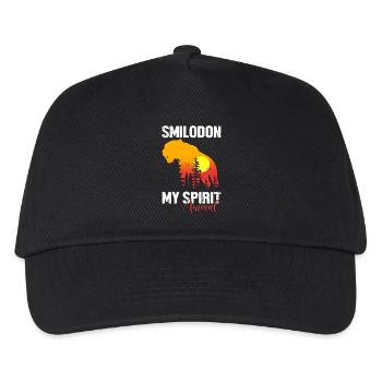 Sabre-toothed tiger - Kids’ Baseball Cap - black - Front