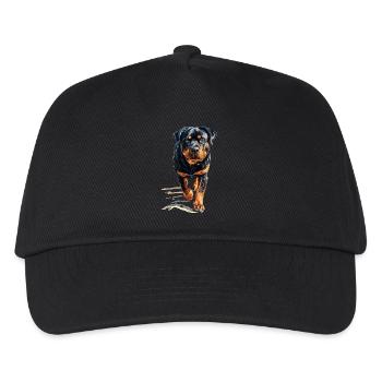 Rottweiler - Kinder Basecap - Schwarz - Vorne