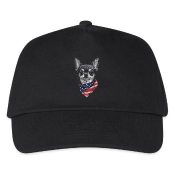 Chihuahua - Kinder Basecap - Schwarz - Vorne