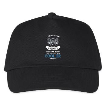 Maschinenbau Ingenieur - Kinder Basecap - Schwarz - Vorne