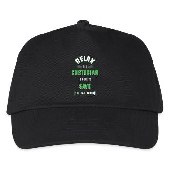 School caretaker - Kids’ Baseball Cap - black - Front