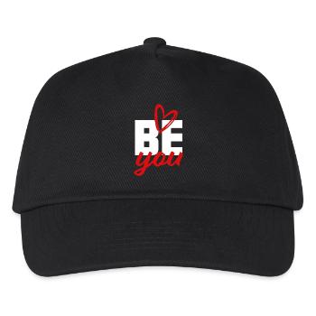 Be You - Selbstvertrauen Mut Kraft schenken - Kinder Basecap - Schwarz - Vorne