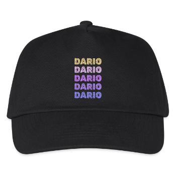 Gift for Dario - Kids’ Baseball Cap - black - Front