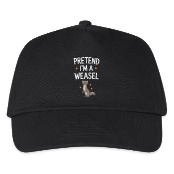 Wiesel - Kinder Basecap - Schwarz - Vorne