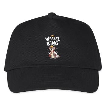Wiesel - Kinder Basecap - Schwarz - Vorne