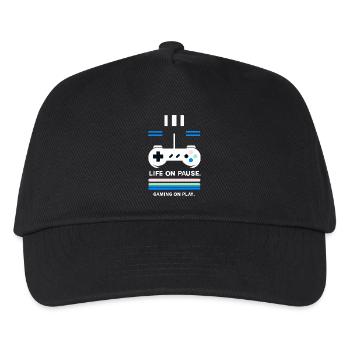 Gaming on Play - Kinder Basecap - Schwarz - Vorne