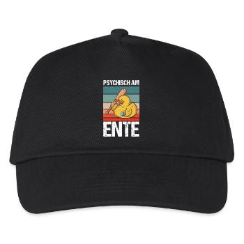Psychically on the duck - Kids’ Baseball Cap - black - Front