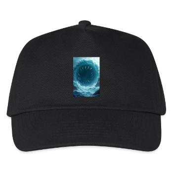 Charybde, gigantesque tourbillon aux dentelés - Casquette de baseball Enfant - noir - Devant