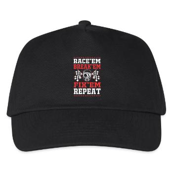 Drag Race - Kids’ Baseball Cap - black - Front