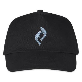 Blue Koi - Kids’ Baseball Cap - black - Front