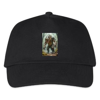 Ammit, monstrous beast, waiting by the scales of j - Kids’ Baseball Cap - black - Front