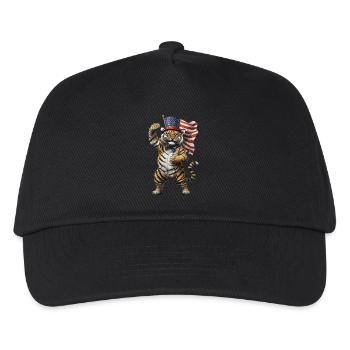 Tiger - Kinder Basecap - Schwarz - Vorne