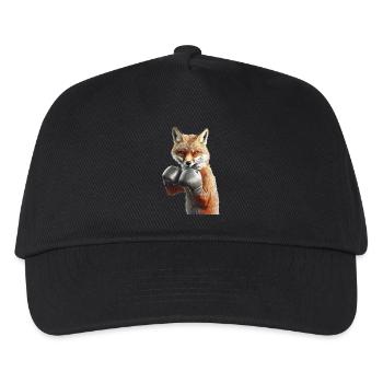 Fuchs - Kinder Basecap - Schwarz - Vorne