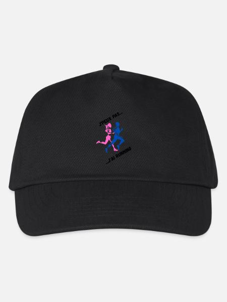 J'peux pas j'ai Running - Casquette de baseball Enfant - noir