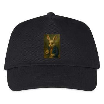 White Rabbit - Kids’ Baseball Cap - black - Front