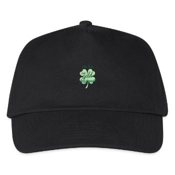 Ich bin ein Geld-Magnet 🍀 Affirmation - Kinder Basecap - Schwarz - Vorne
