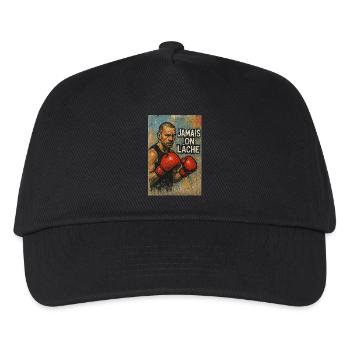 Boxen - Kinder Basecap - Schwarz - Vorne