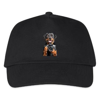 Rottweiler - Kinder Basecap - Schwarz - Vorne