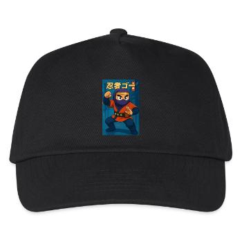 Cartoon Ninja Go Japan - Kids’ Baseball Cap - black - Front