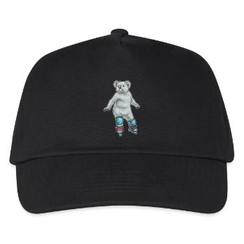 Koala Inline skating Inline skates - Kids’ Baseball Cap - black - Front