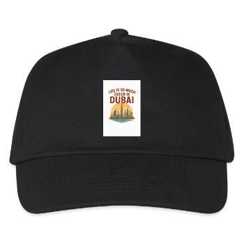 Easy dubai - Kids’ Baseball Cap - black - Front