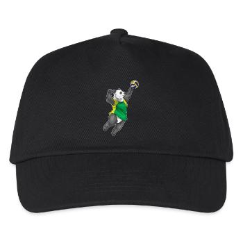 Panda Volleyball Player Volleyball - Kids’ Baseball Cap - black - Front