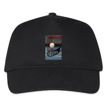 Sport - Unihockey - Kinder Basecap - Schwarz - Vorne