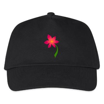 small flower - Kids’ Baseball Cap - black - Front