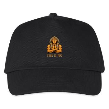 The King - Egyptian Pharaoh Power Design - Kids’ Baseball Cap - black - Front