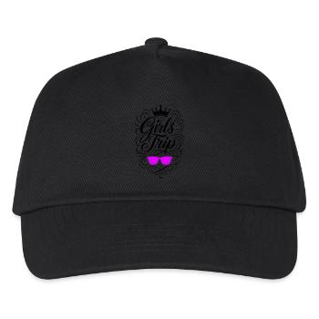Girls Trip Holiday Travel Girls - Kids’ Baseball Cap - black - Front