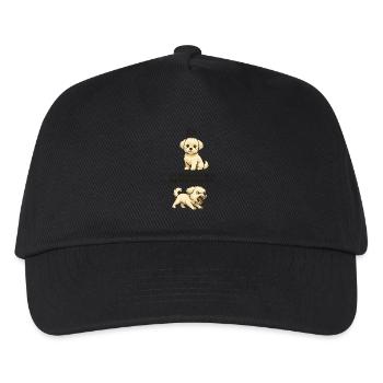 Me vs. Me at Dog Encounter - Kids’ Baseball Cap - black - Front